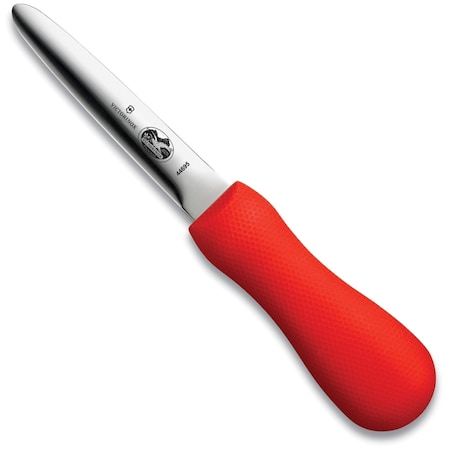 Swiss Army Brands 44695 Kitchen Specialty Knives & Tools Oyster 4In Blade, Galveston Style, Supergrip Red Packaged VIC-7.6399.5